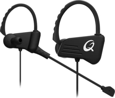 QPAD QH5 gaming earbuds (svart)