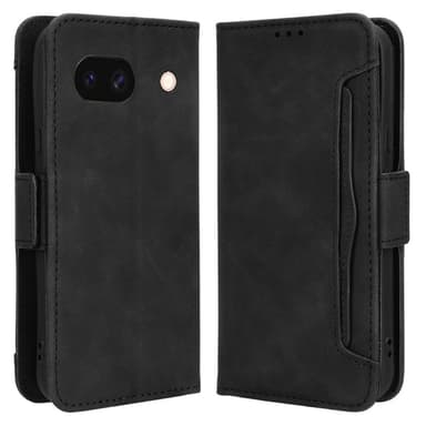 Till Google Pixel 8a Plånboksfodral med korthållare  - Svart