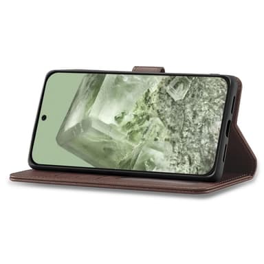 LC.IMEEKE Plånboksfodral till Google Pixel 8a - MörkBrun