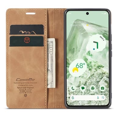 CASEME Plånboksfodral till Pixel 8a - Brun