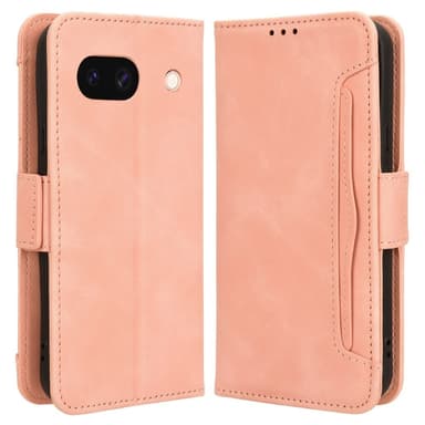 Till Google Pixel 8a Plånboksfodral med korthållare  - Rosa