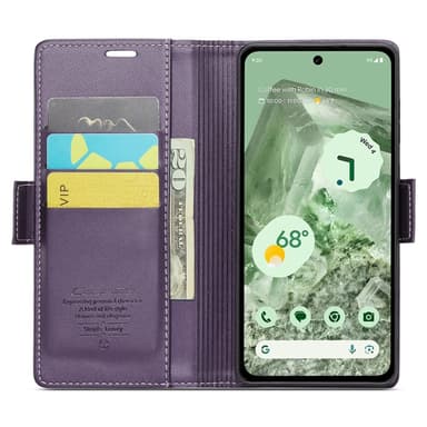 CASEME Plånboksfodral till Pixel 8a - Brun