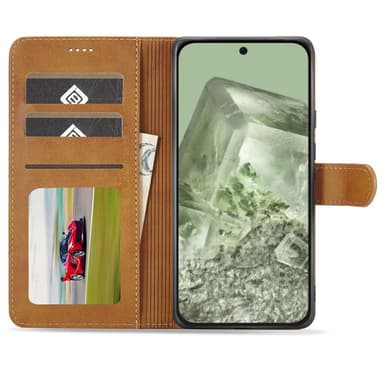 LC.IMEEKE Plånboksfodral till Google Pixel 8a - Brun
