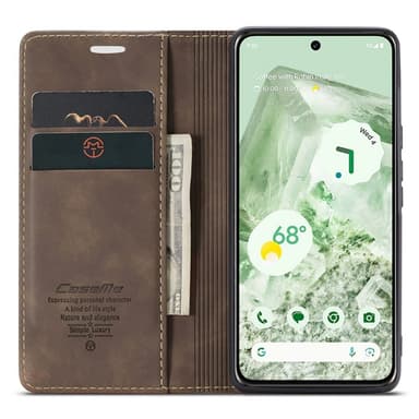 CASEME Plånboksfodral till Pixel 8a - Coffee