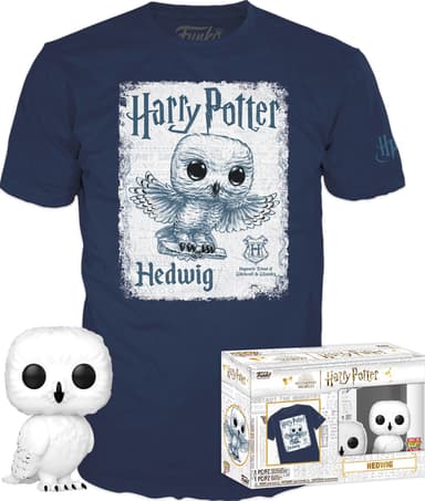 Funko Harry Potter actionfigur & T-shirt set (Hedwig)