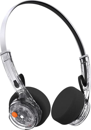 Defunc Mondo freestyle trådlösa on-ear hörlurar (transparent)