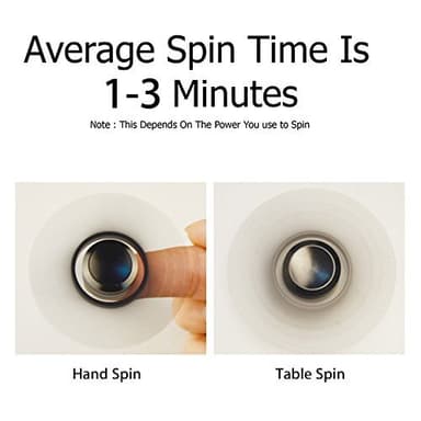 Fidget Spinner Star - Svart - Aluminium