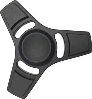 Fidget Spinner Star - Svart - Aluminium
