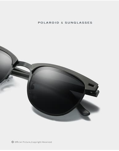 Polariserade solglasögon UV400 Svart/grå