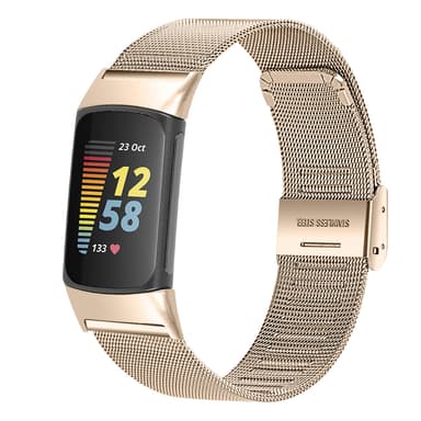 Fitbit Charge 5 armband rostfritt stål Guld