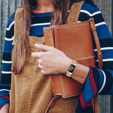 Fitbit Charge 5 armband rostfritt stål Guld