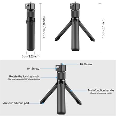 Selfiestick med tripod 110cm till Insta360 X3