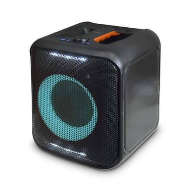 Nedis Bluetooth Party Speaker | Maximal batteritid: 5 timmar | 150 W | Bärhandtag | Festljus | Synkroniseringsbar | Equalizer | Orange / Svart