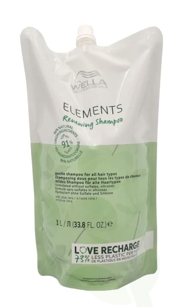 Wella Elements - Renewing Shampoo Refill 1000 ml