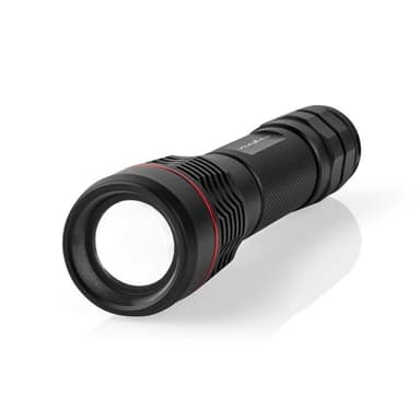 Nedis LED ficklampa | Batteridriven | 3.7 V DC | 10 W | Inbyggd litiumjon | batterier medföljer | Uppladdningsbara | Angivet ljusflöde: 1000 lm |