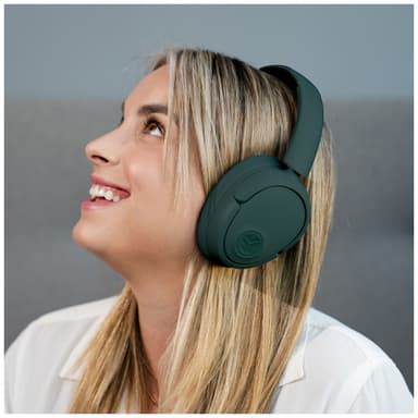 JLab JBuds Lux ANC trådlösa around ear-hörlurar (grågröna)