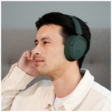 JLab JBuds Lux ANC trådlösa around ear-hörlurar (grågröna)