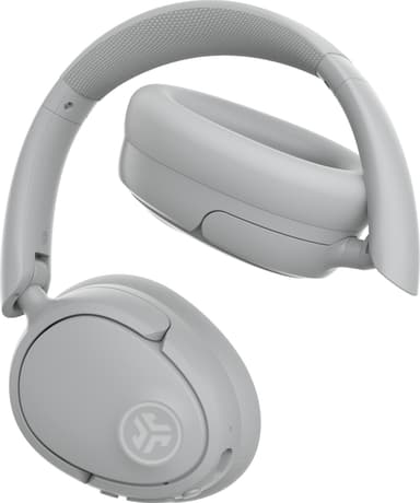 JLab JBuds Lux ANC trådlösa around ear-hörlurar (molnvita)