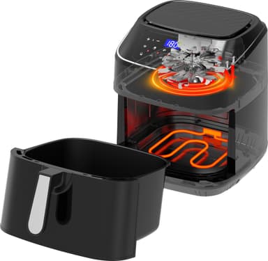 Emerio Smart Fryer airfryer AF-130285 (svart)
