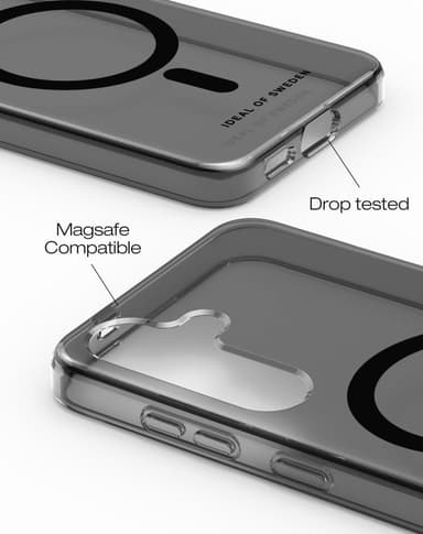 Clear Case MagSafe Galaxy S24P Tinted Black