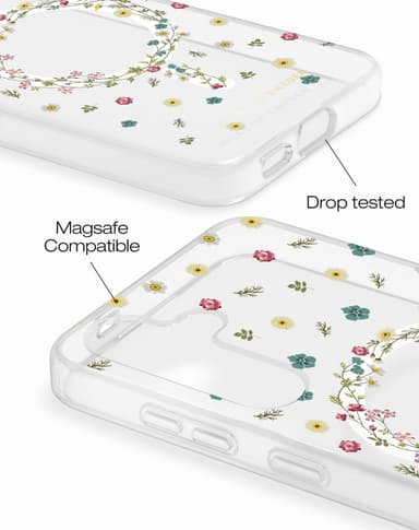Clear Case MagSafe Galaxy S24 Petite Floral