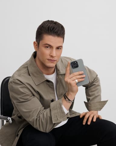 Seamless Case iPhone 12PM/13PM Ash Grey