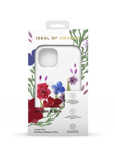Clear Case iPhone 15PR Autumn Bloom