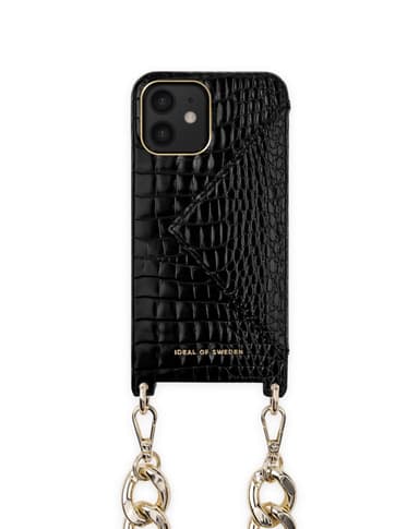 Necklace Case iPhone 12/12PNeo Noir Croco