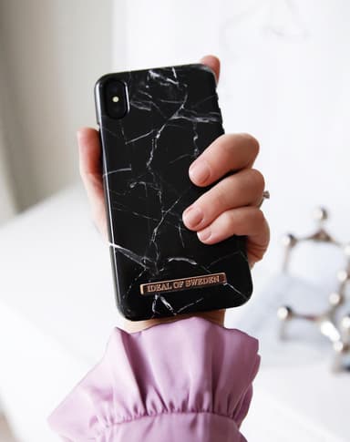 Fashion Case iPhone Xs Max Black Marble