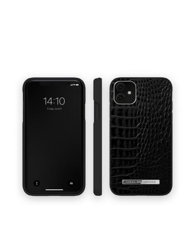 Atelier Case iPhone 11/XR Neo Noir Croco Silver