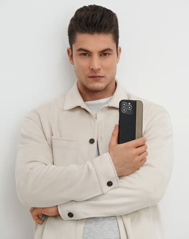 Atelier Case iPhone 12/12P Charcoal Black