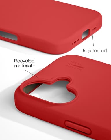 Silicone Case iPhone 16 Red