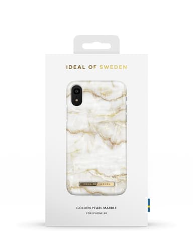 Printed Case iPhone XR Golden Pearl Marble