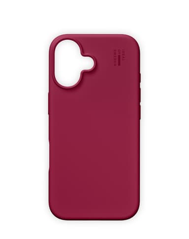 Silicone Case MagSafe iPhone 16 Cranberry