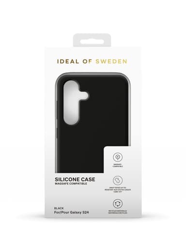 Silicone Case MagSafe Galaxy S24-S25 Black