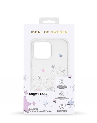 Clear Case iPhone 15PM SnowFlake