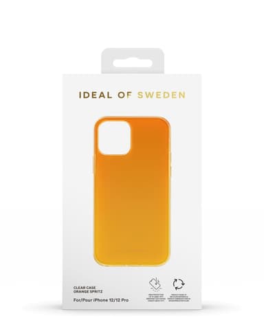 Clear Case iPhone 12/12P Orange Spritz