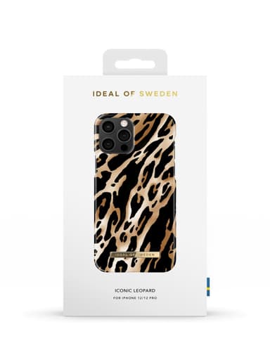 Printed Case iPhone 12/12P Iconic Leopard