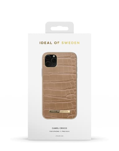 Atelier Case iPhone 11P/XS/X Camel Croco