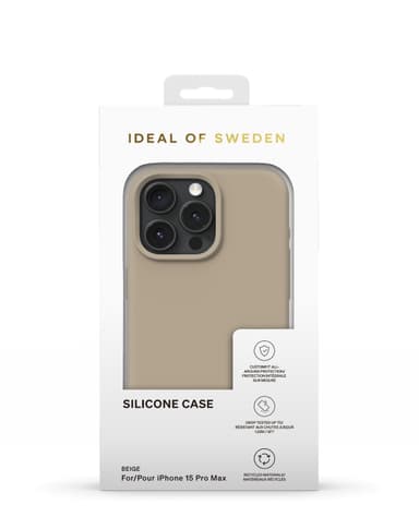Silicone Case iPhone 15PM Beige