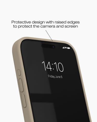 Silicone Case iPhone 15PM Beige