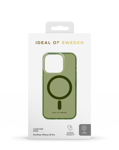 Clear Case MagSafe iPhone 15PR Khaki
