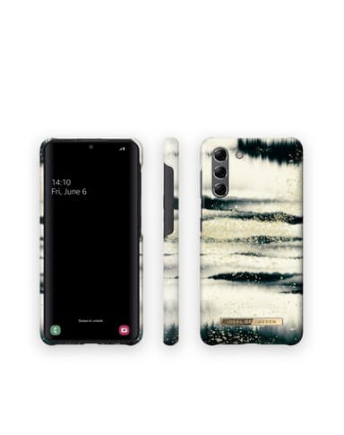 Printed Case Galaxy S21 Golden Tie Dye