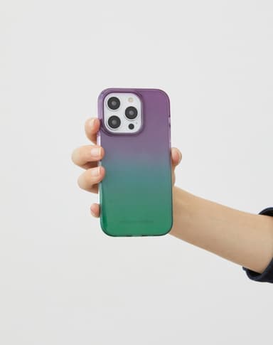 Clear Case iPhone 14PR Fluorite Ombre