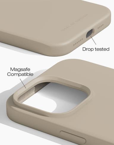 Silicone Case MagSafe iPhone 14PM Beige