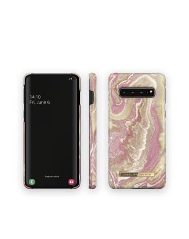 Fashion Case Galaxy S10 Golden Blush Marble