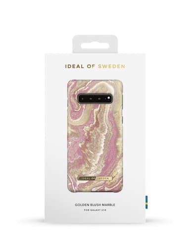 Fashion Case Galaxy S10 Golden Blush Marble