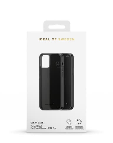 Clear Case iPhone 12/12P Tinted Black