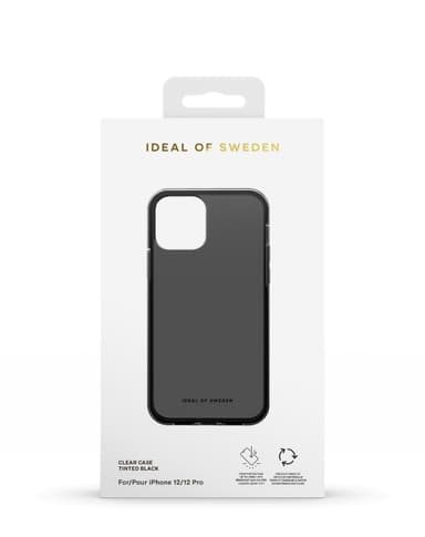 Clear Case iPhone 12/12P Tinted Black