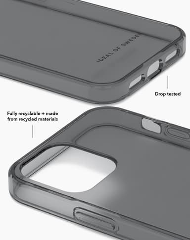 Clear Case iPhone 12/12P Tinted Black